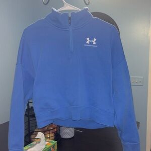Under Armour Cropped half zip up